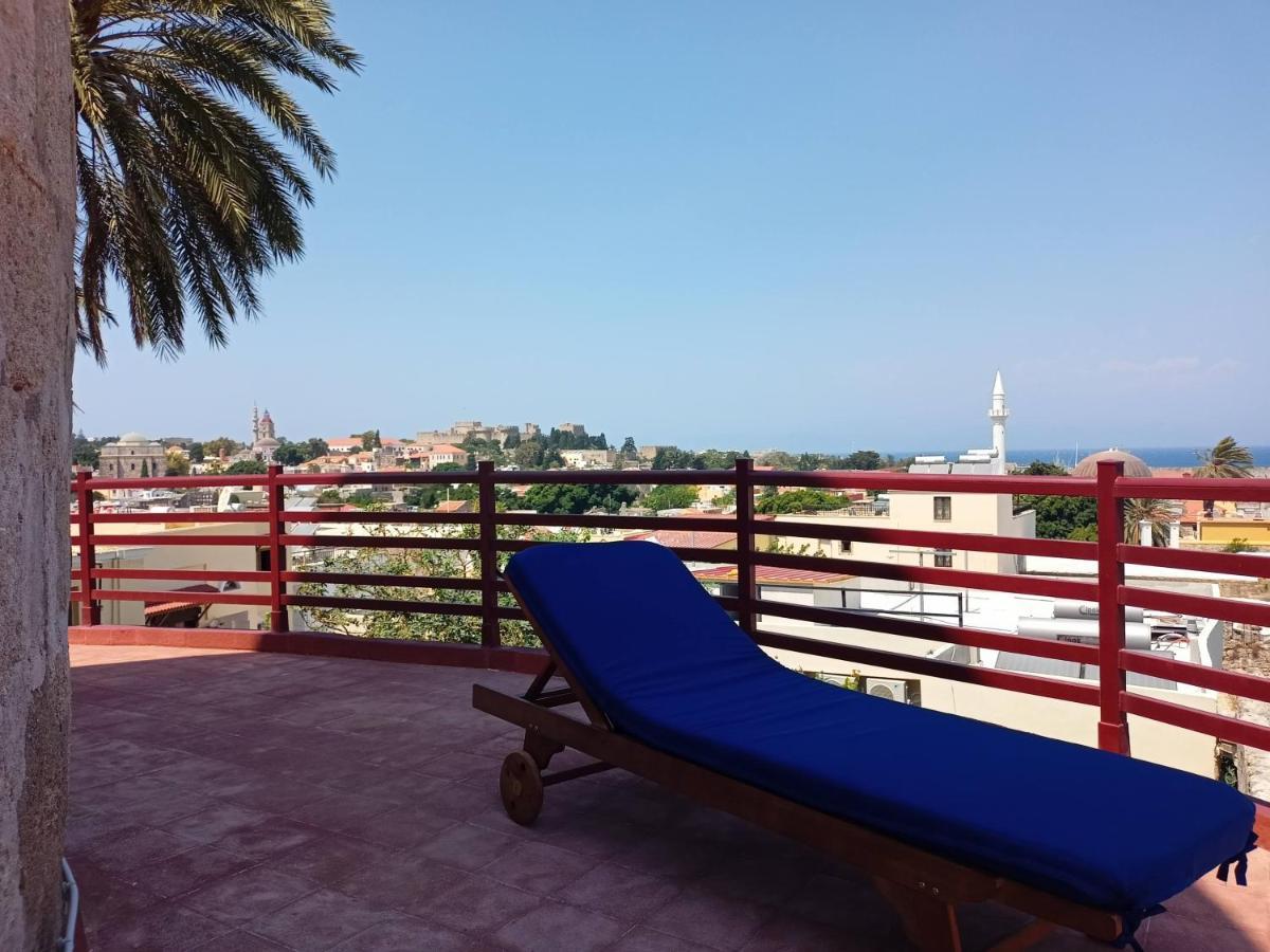 A Medieval Windmill Tower With Magnificent View Rhodes City Екстериор снимка