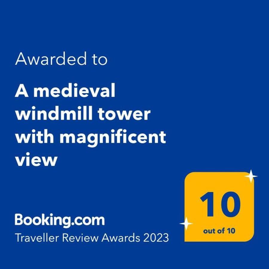 A Medieval Windmill Tower With Magnificent View Rhodes City Екстериор снимка